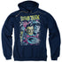 STAR TREK/CLASSIC CREW ILLUSTRATED - ADULT PULLOVER HOODIE - NAVY
