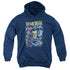 STAR TREK/CLASSIC CREW ILLUSTRATED - YOUTH PULLOVER HOODIE - NAVY