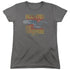 STAR TREK/NCC1701 - S/S WOMENS TEE - CHARCOAL