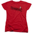 STAR TREK/EXPENDABLE - S/S WOMENS TEE - RED