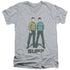 STAR TREK/SUP - S/S ADULT V-NECK 30/1 - ATHLETIC HEATHER
