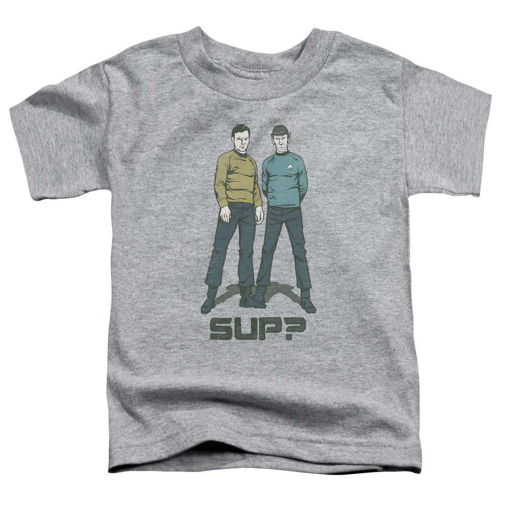 STAR TREK/SUP - S/S TODDLER TEE - ATHLETIC HEATHER