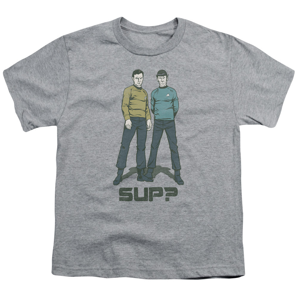 STAR TREK/SUP - S/S YOUTH 18/1 - ATHLETIC HEATHER