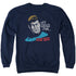 STAR TREK/HE&#39;S DEAD JIM - ADULT CREWNECK SWEATSHIRT - NAVY