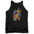 STAR TREK/GALAXY GLOW - ADULT TANK - BLACK