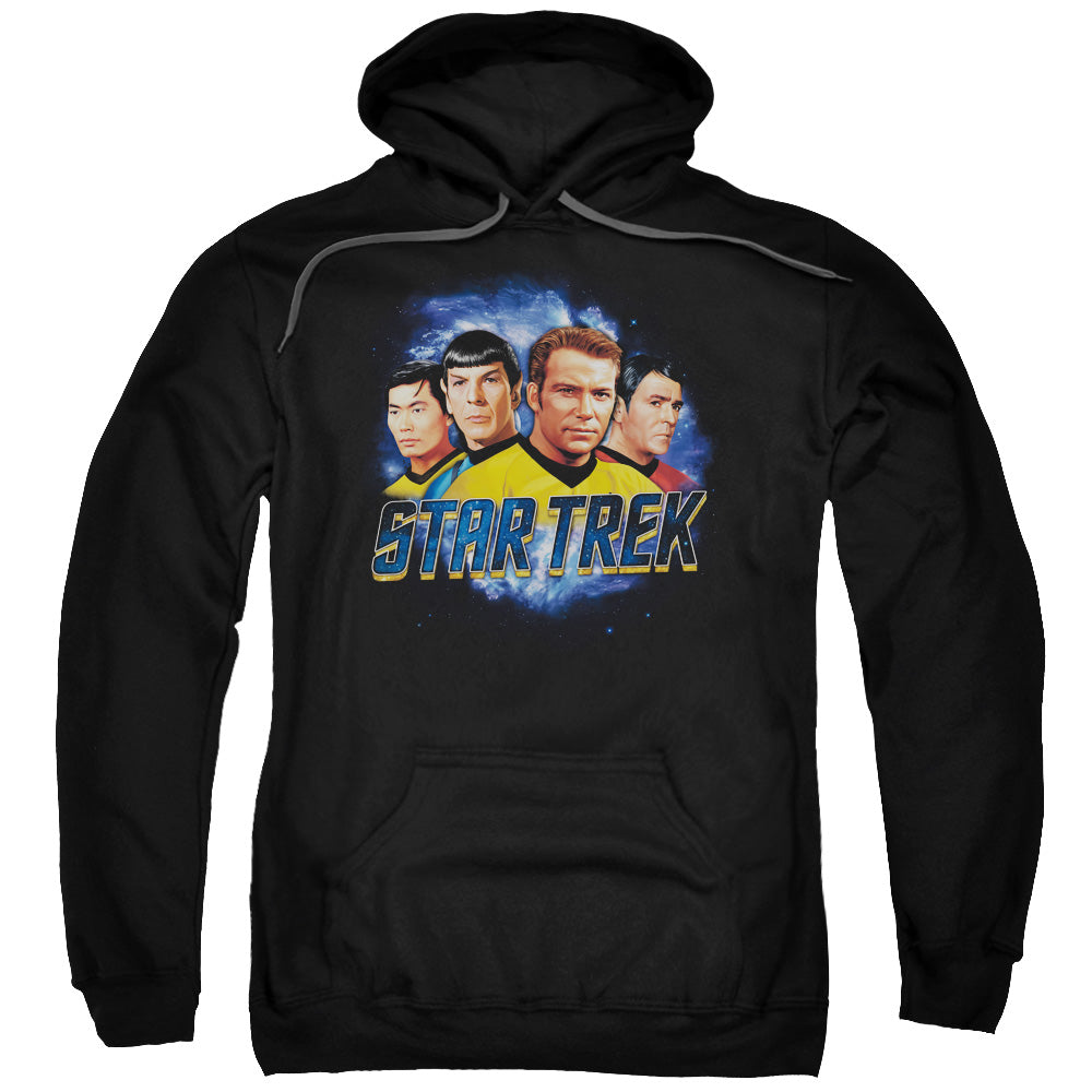 STAR TREK/THE BOYS - ADULT PULLOVER HOODIE - BLACK