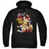 STAR TREK/AT THE CONTROLS - ADULT PULLOVER HOODIE - BLACK
