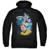 STAR TREK/AMONG THE STARS - ADULT PULLOVER HOODIE - BLACK