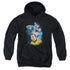 STAR TREK/AMONG THE STARS - YOUTH PULLOVER HOODIE - BLACK