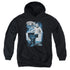 STAR TREK/CAPTAINS CHAIR - YOUTH PULLOVER HOODIE - BLACK
