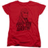 STAR TREK/MY WRATH - S/S WOMENS TEE - RED