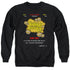 STAR TREK/TRIBBLE TROUBLE - ADULT CREWNECK SWEATSHIRT - BLACK