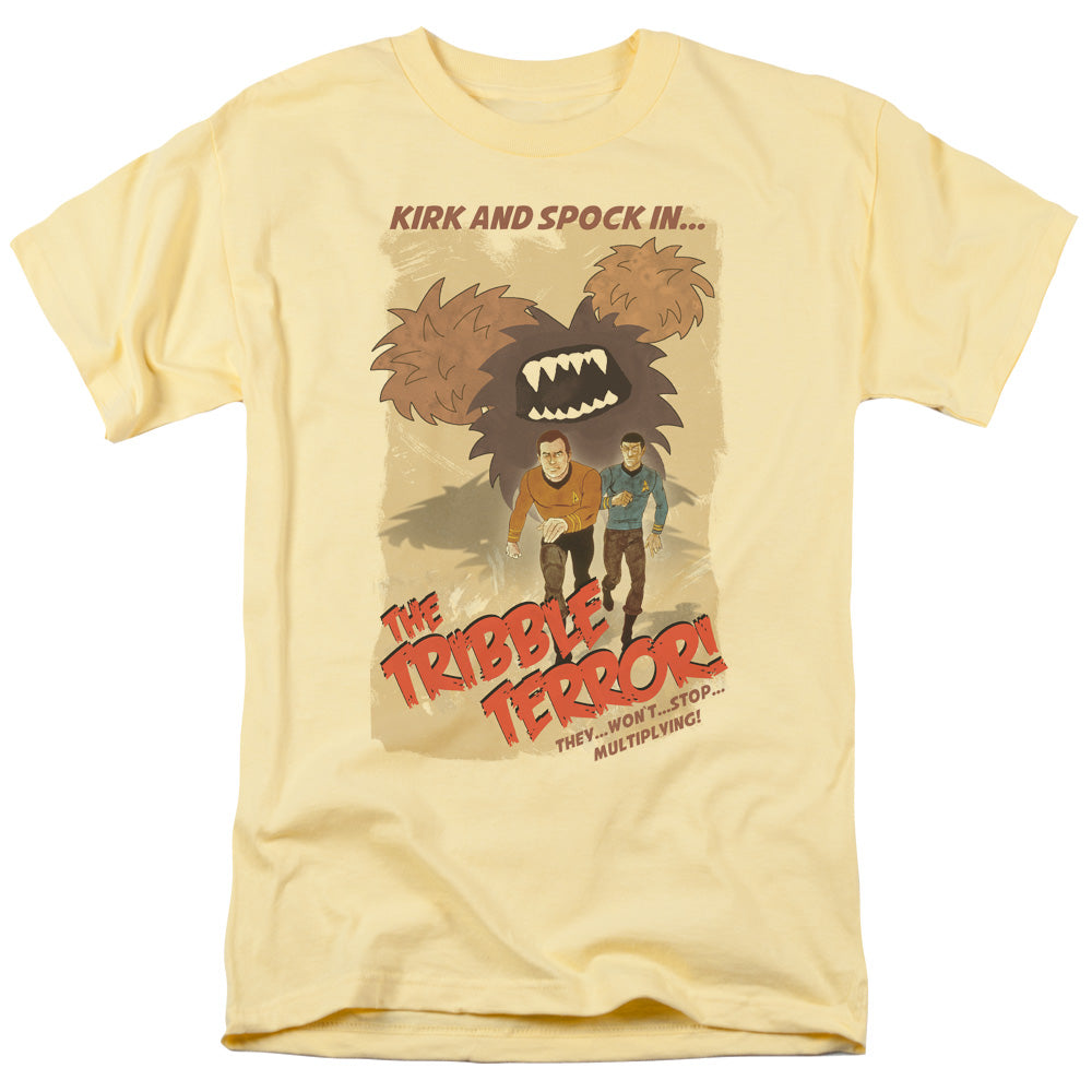 STAR TREK/TRIBBLE THREAT - S/S ADULT 18/1 - BANANA
