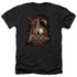 STAR TREK/KLINGON CREST - ADULT HEATHER - BLACK