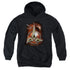 STAR TREK/KLINGON CREST - YOUTH PULLOVER HOODIE - BLACK