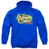 MIGHTY MOUSE/HERE I COME - ADULT PULLOVER HOODIE - ROYAL BLUE