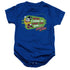 MIGHTY MOUSE/HERE I COME - INFANT SNAPSUIT - ROYAL BLUE