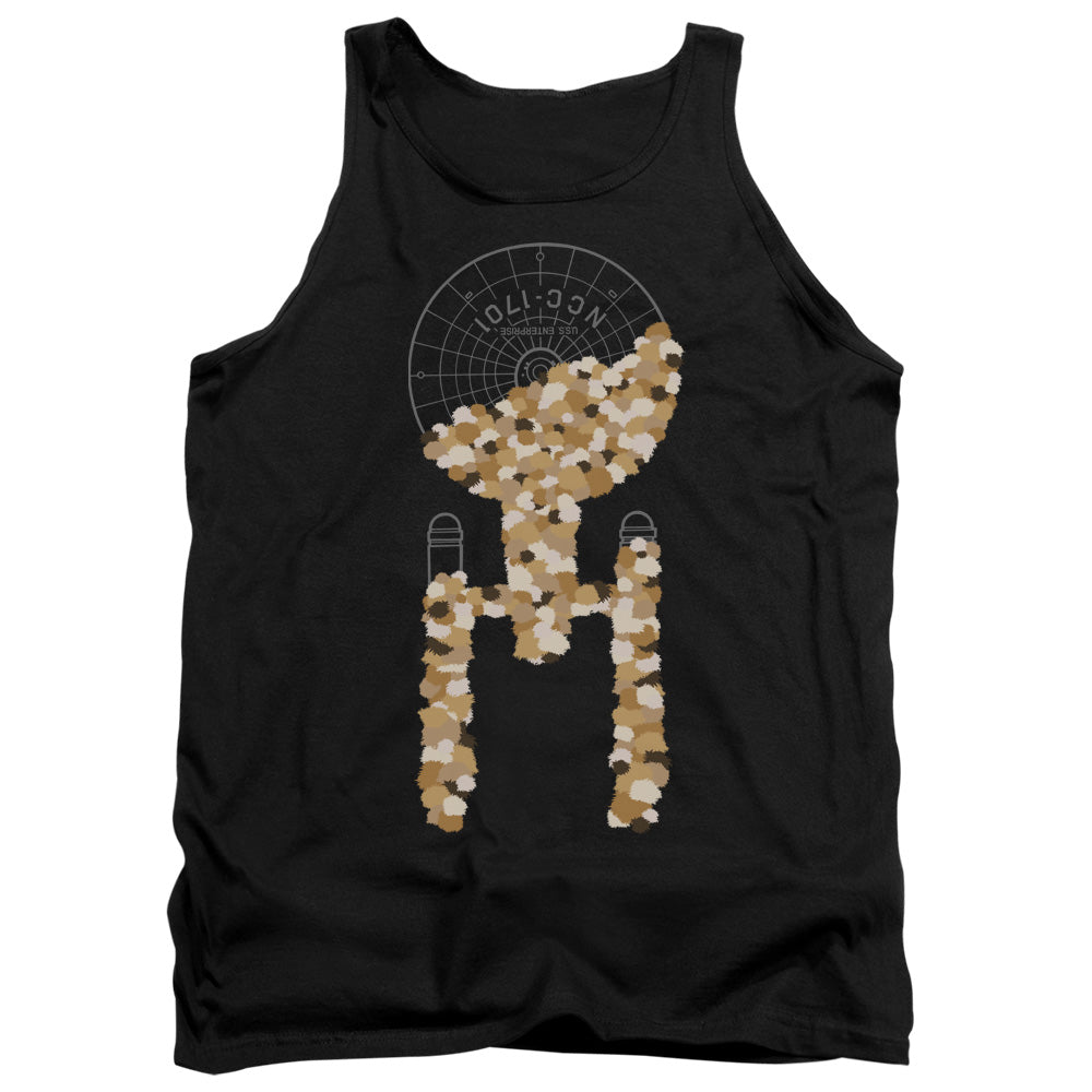 STAR TREK/TRIBBLE TAKEOVER - ADULT TANK - BLACK