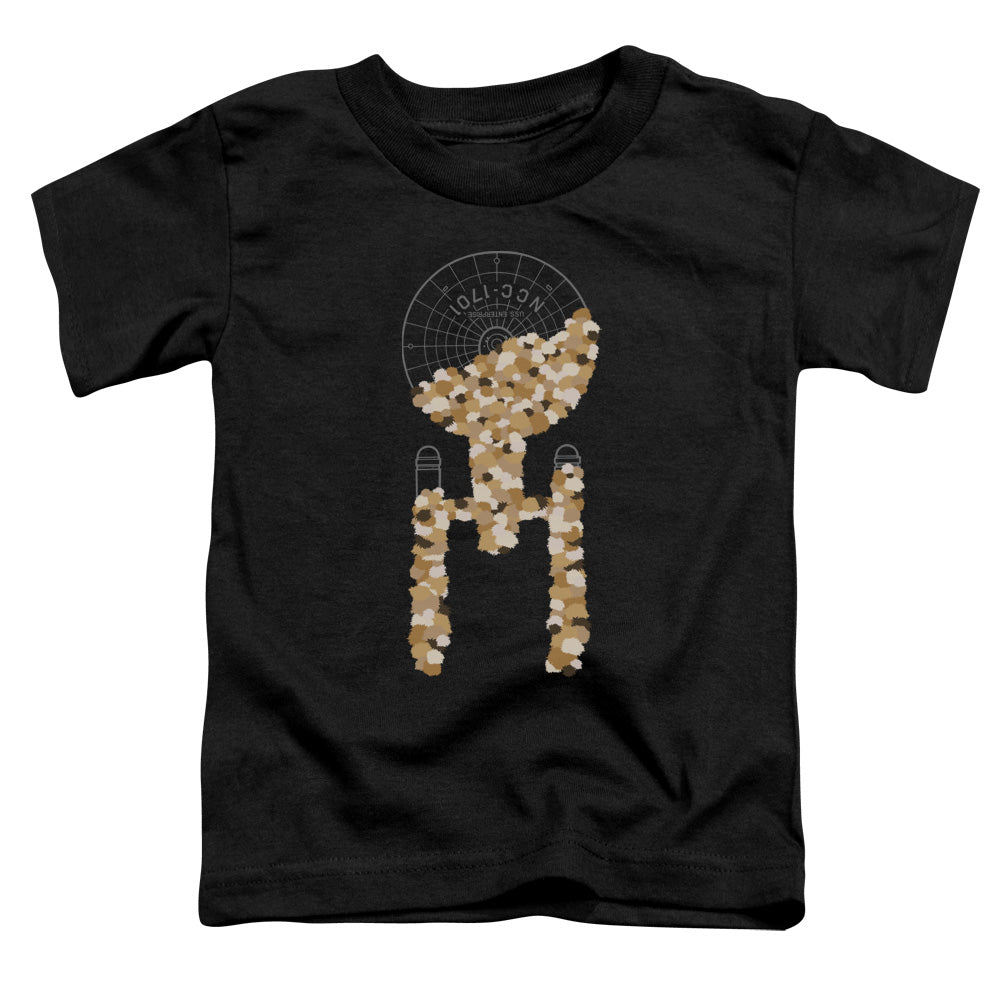 STAR TREK/TRIBBLE TAKEOVER - S/S TODDLER TEE - BLACK