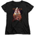 STAR TREK/TWOK POSTER - S/S WOMENS TEE - BLACK