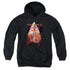 STAR TREK/TWOK POSTER - YOUTH PULLOVER HOODIE - BLACK