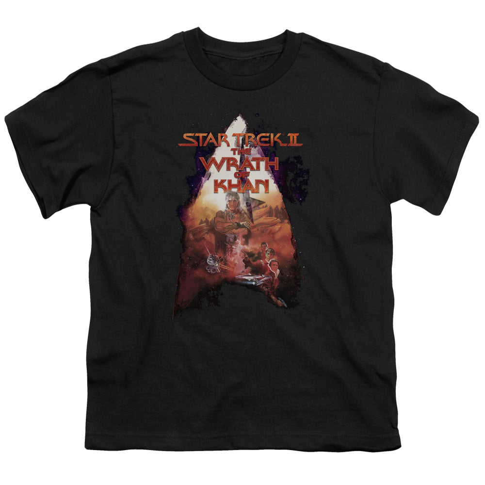 STAR TREK/TWOK POSTER - S/S YOUTH 18/1 - BLACK