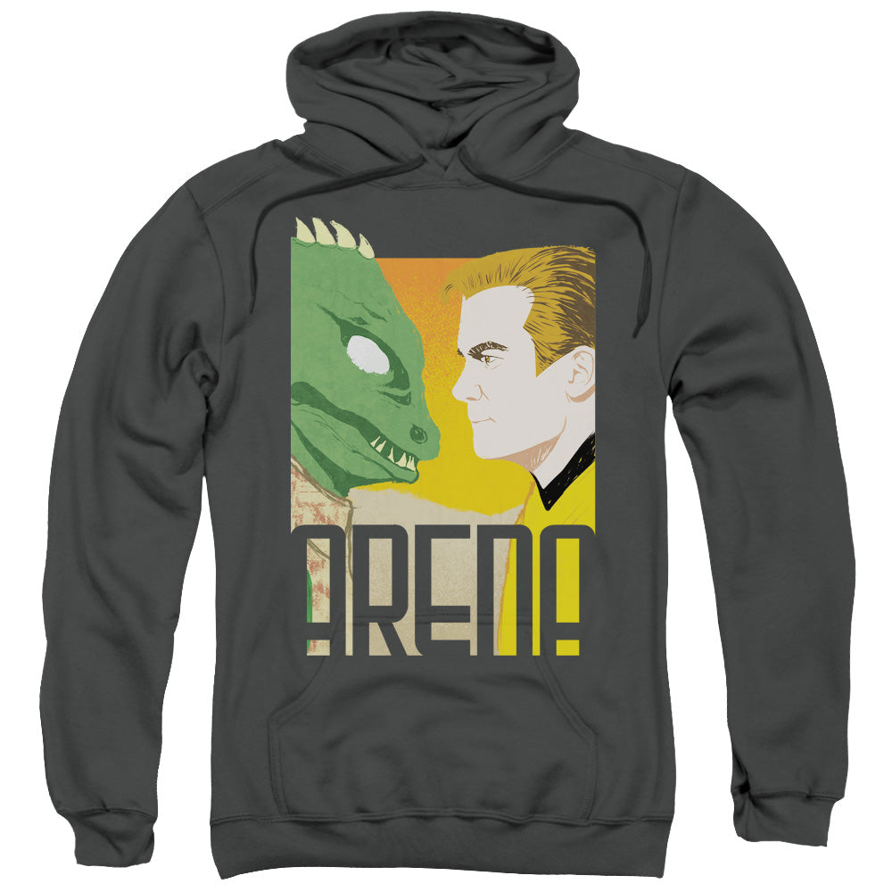 STAR TREK/ARENA - ADULT PULLOVER HOODIE - CHARCOAL