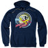 MIGHTY MOUSE/PLANET CHEESE - ADULT PULLOVER HOODIE - NAVY