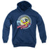 MIGHTY MOUSE/PLANET CHEESE - YOUTH PULLOVER HOODIE - NAVY