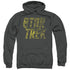 STAR TREK/SCHEMATIC LOGO - ADULT PULLOVER HOODIE - CHARCOAL