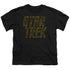 STAR TREK/DISTRESSED LOGO - S/S YOUTH 18/1 - BLACK