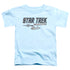 STAR TREK/ENTREPRISE LOGO - S/S TODDLER TEE - LIGHT BLUE