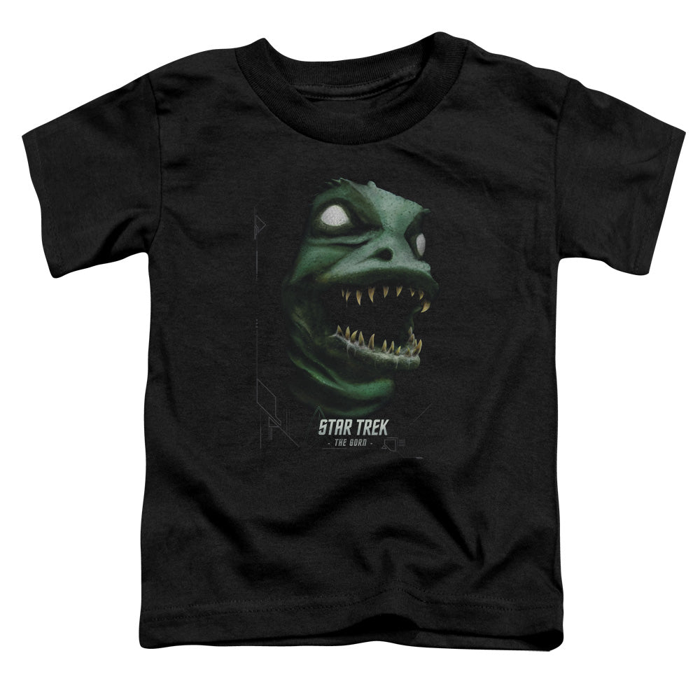 STAR TREK/THE GORN - S/S TODDLER TEE - BLACK