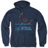 STAR TREK/BATTLECRUISER - ADULT PULLOVER HOODIE - NAVY