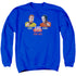 STAR TREK/KIRK VS KHAN - ADULT CREWNECK SWEATSHIRT - ROYAL BLUE