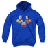 STAR TREK/KIRK VS KHAN - YOUTH PULLOVER HOODIE - ROYAL BLUE