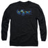 AMAZING RACE/FADED GLOBE - L/S ADULT 18/1 - BLACK