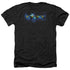 AMAZING RACE/FADED GLOBE - ADULT HEATHER - BLACK