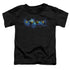 AMAZING RACE/FADED GLOBE - S/S TODDLER TEE - BLACK
