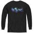 AMAZING RACE/FADED GLOBE - YOUTH LONG SLEEVE TEE - BLACK