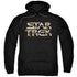 STAR TREK/FEEL THE STEEL - ADULT PULLOVER HOODIE - BLACK
