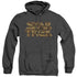 STAR TREK/FEEL THE STEEL - ADULT HEATHER HOODIE - BLACK
