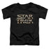STAR TREK/FEEL THE STEEL - S/S TODDLER TEE - BLACK