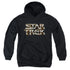 STAR TREK/FEEL THE STEEL - YOUTH PULLOVER HOODIE - BLACK