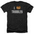 STAR TREK/I HEART TRIBBLES - ADULT HEATHER - BLACK