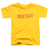 STAR TREK/DISTRESSED COMIC LOGO - S/S TODDLER TEE - YELLOW