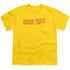 STAR TREK/DISTRESSED COMIC LOGO - S/S YOUTH 18/1 - YELLOW