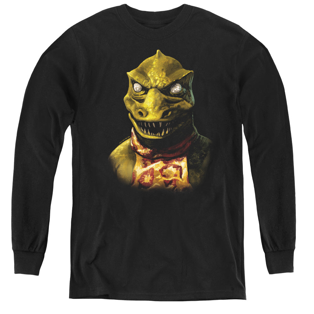 STAR TREK/GORN BUST - YOUTH LONG SLEEVE TEE - BLACK