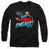 STAR TREK/ENGAGE - L/S ADULT 18/1 - BLACK