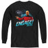 STAR TREK/ENGAGE - YOUTH LONG SLEEVE TEE - BLACK